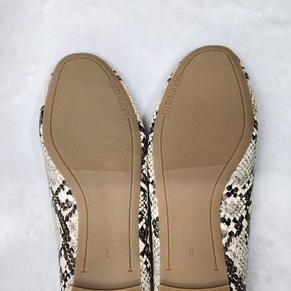 *New low price*! Snakeskin Flats w/ rounded toes - Picture 7 of 9